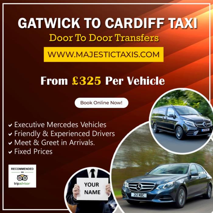 Gatwick To Cardiff Taxi